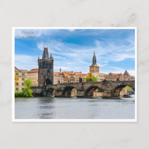 antikes Prag Tschechische Republik République tchè Postkarte