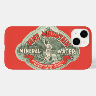 Antikes Produktetikett, Pine Mountain Mineralwasse Case-Mate iPhone 14 Hülle