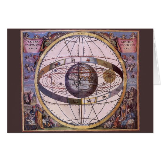 Antikes Ptolemaiksolarsystem, Andreas Cellarius (Vorderseite (Horizontal))
