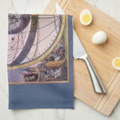 Antikes Ptolemaiksolarsystem, Andreas Cellarius Geschirrtuch (Viertel Falte)