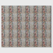 Antikes Quilt-Design Geschenkpapier (Flach)