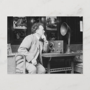 Antikes Radio, Anfang des 19. Jahrhunderts Postkarte