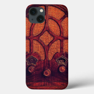 Antikes Radio Vintage elegante Kunst Deko Kathedra Case-Mate iPhone Hülle