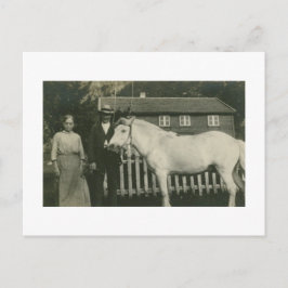 Antikes Real Foto Norwegische Bauer Postkarte