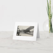 Antikes Real Foto WWII B-29 Bomber Note Card (Vorderseite)