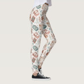 Antikes Reisegepäckmuster (2) Leggings (Rechts)