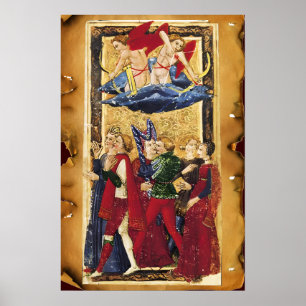 ANTIKES RENAISSANCE-TAROT 6 / DIE LIEBENDEN POSTER