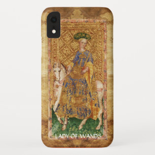 ANTIKES RENAISSANCE-TAROT / DAME DES STÄBE iPhone XR HÜLLE