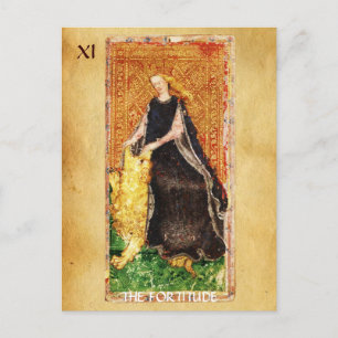 ANTIKES RENAISSANCE-TAROT DIE STÄRKE POSTKARTE