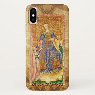 ANTIKES RENAISSANCE-TAROT / KÖNIGIN DER STÄBE iPhone X HÜLLE