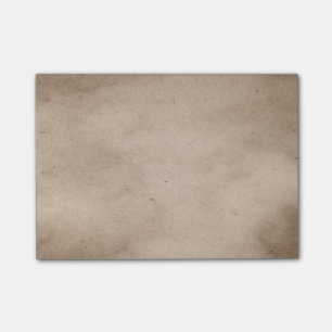 Antikes Retro Grau Braun Papier Pergament Post-it Klebezettel