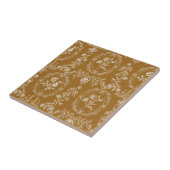 Antikes Rokoko-Blumen-Blumenmuster Fliese (Seite)