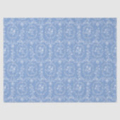 Antikes Rokoko-Blumen-Blumenmuster Seidenpapier (Vorderseite)