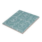 Antikes Rokoko-Blumenmuster Fliese (Seite)