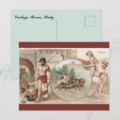 Antikes Rom Italien Postkarte (Vorne/Hinten)