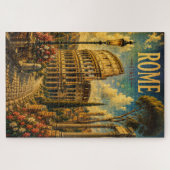 Antikes Rom Italien Reiseplakat Puzzle (Horizontal)