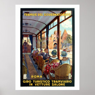 Antikes Rom Italienische Reise 1920er Jahre Poster