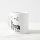Antikes Rom Kolosseum , Historische Römische Reise Kaffeetasse (Vorderseite Links)