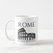 Antikes Rom Kolosseum , Historische Römische Reise Kaffeetasse (Links)