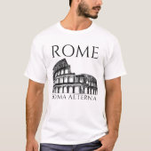 Antikes Rom Kolosseum , Historische Römische Reise T-Shirt (Vorderseite)