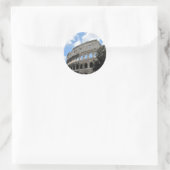 Antikes Rom Kolosseum Runder Aufkleber (Tasche)