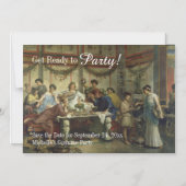 Antikes römisches Abendessen Party Festessen Save  Magneteinladung (Vorderseite)