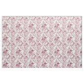 Antikes rosa Blumen-Toile Stoff (Yard (91,4 cm))