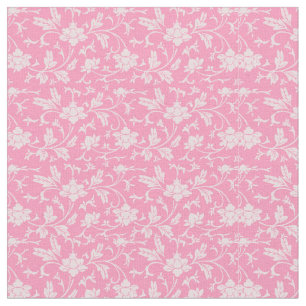 Antikes Rosa Blumenmuster Stoff