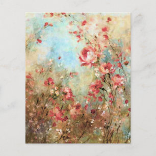 Antikes rosa floral