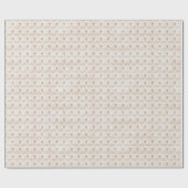 Antikes rosa Rosen Coquette Geschenkpapier (Flach)