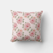 Antikes rosa Rosengarten Cottage Blumenmuster