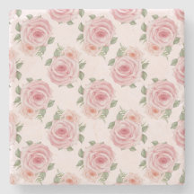Antikes rosa Rosengarten Cottage Blumenmuster