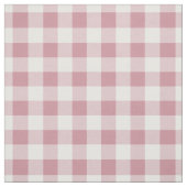 Antikes Rosa-Weiß-Karo Gingham Stoff (Muster)