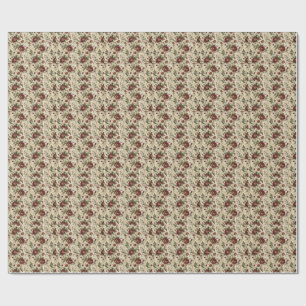Antikes Rosen-Blumen-Printmuster - Blumen-Design Geschenkpapier