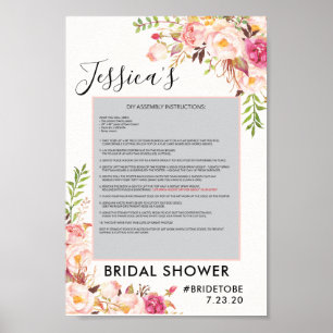 Antikes Rosen-Foto-Requisiten-Poster-Rahmen Poster