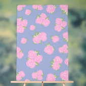 Antikes Rosenblumenmuster Acrylschild (Neutral)