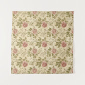 Antikes Rosenblumenmuster Wandteppich (Vorderseite (Horizontal))