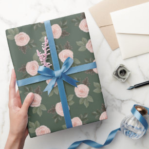Antikes Rosenholz Geschenkpapier