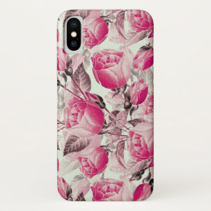 Antikes Rosenmuster in Rosa Case-Mate iPhone Hülle