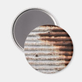 Antikes rostiges Metall Magnet (Vorderseite/Rückseite)