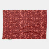 Antikes Rot Geschirrtuch (Horizontal)