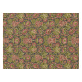 Antikes rotes Blumen- und Trauben-Botanikmuster Tischdecke (Vorderseite (Horizontal))