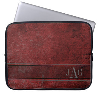 Antikes rotes Buchdesign Laptopschutzhülle