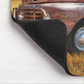 Antikes rotes LKW-Feld Mousepad (Ecke)