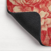 Antikes rotes Toile Mousepad (Ecke)