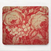 Antikes rotes Toile Mousepad (Vorne)