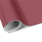 Antikes Ruby Rot. Elegante Fashion Color Trend Geschenkpapier (Rolleneckpunkt)
