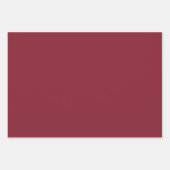 Antikes Ruby (Vollfarbe) Geschenkpapier Set (Vorderseite 2)