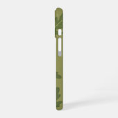Antikes Rucola-Muster iPhone 16 Hülle (Linke Seite)