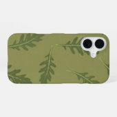 Antikes Rucola-Muster iPhone 16 Hülle (Rückseite (Horizontal))